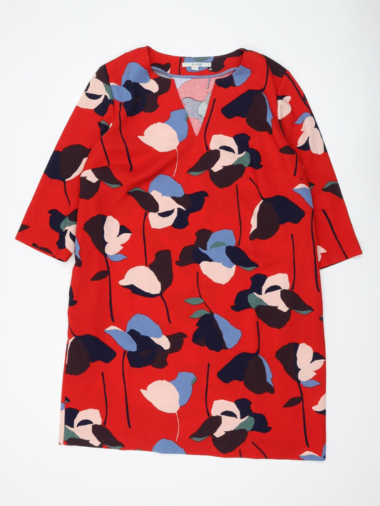 Boden Women's Multicoloured Shift Dress Size 10