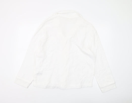 Marks and Spencer Women's White Pyjama Top, Size 6