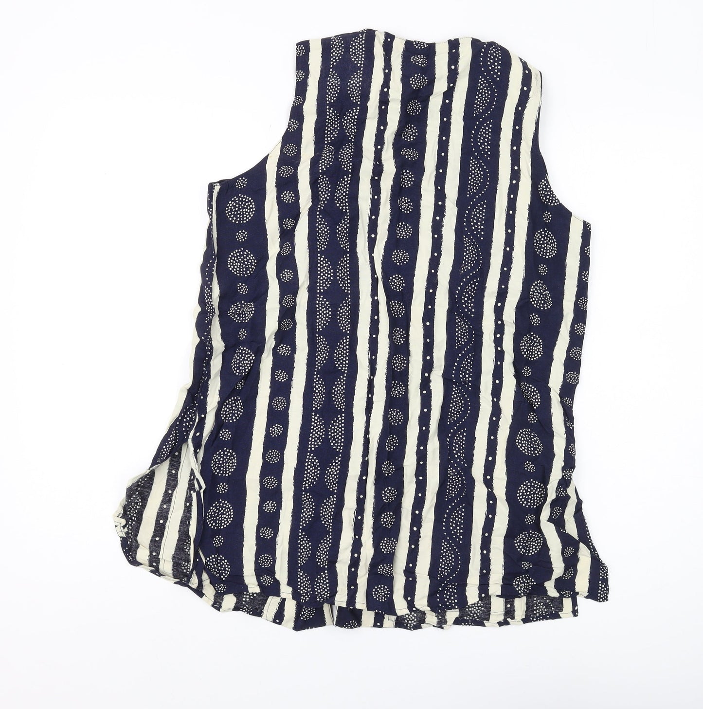 Doobie Women's Multicoloured Striped Blouse, Size M