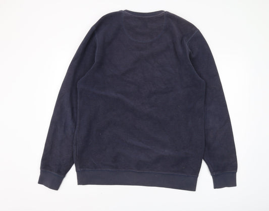 Vans Men's Blue Pullover Sweatshirt M - Comfortable Fit