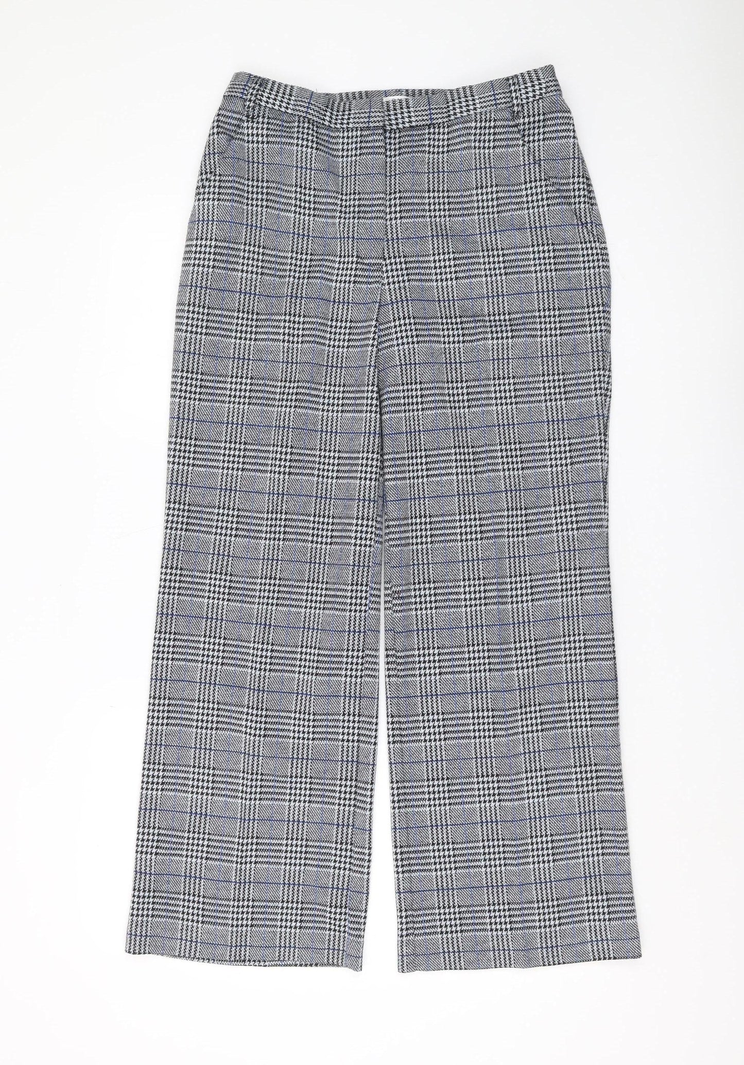 Damart Women's Plaid Dress Pants, Size 12, Multicoloured