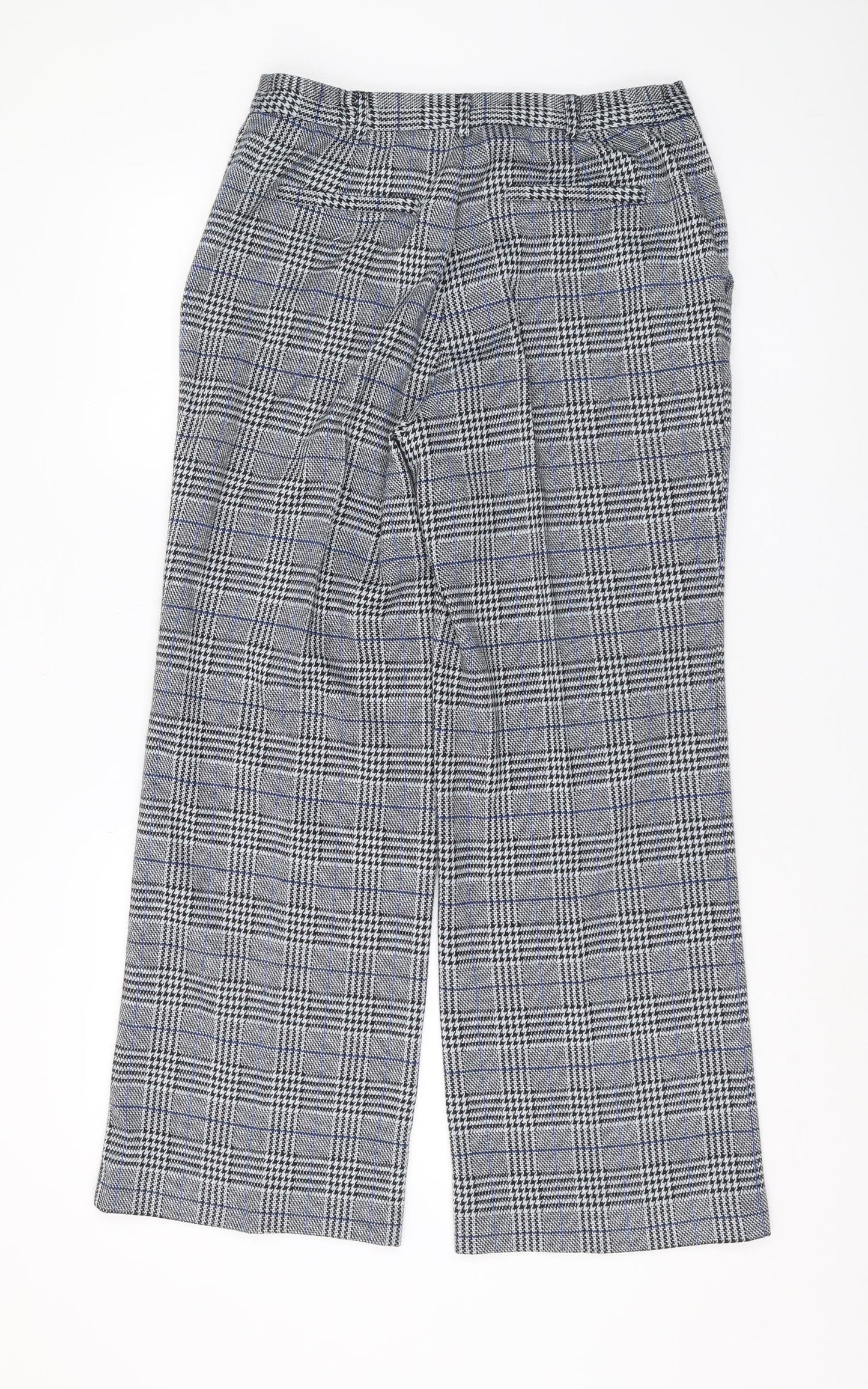 Damart Women's Plaid Dress Pants, Size 12, Multicoloured