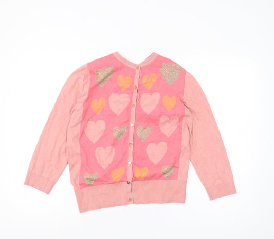 Ted Baker Women’s Pink Heart Cardigan Size 12