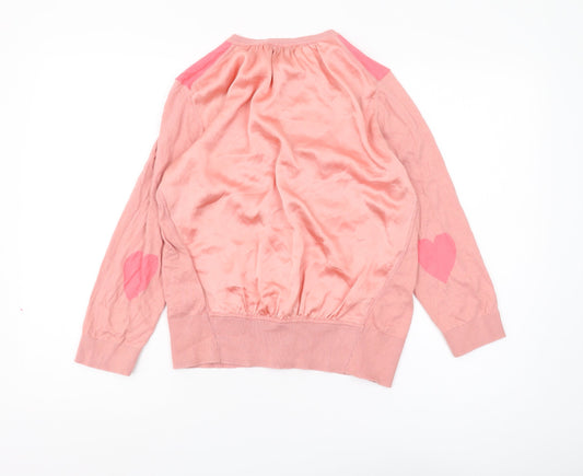 Ted Baker Women’s Pink Heart Cardigan Size 12