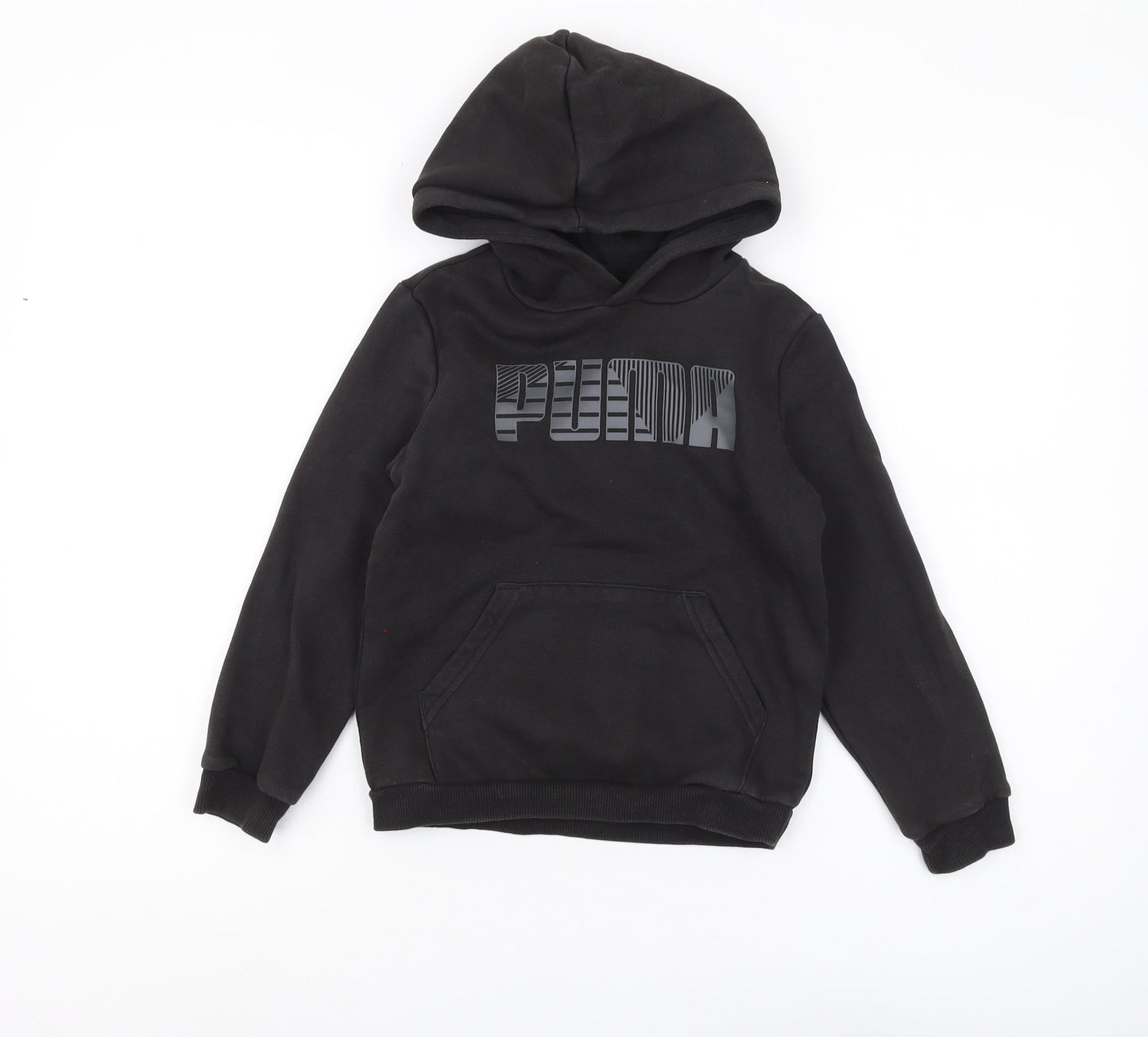 Puma Boys Black Pullover Hoodie 7-8 Years