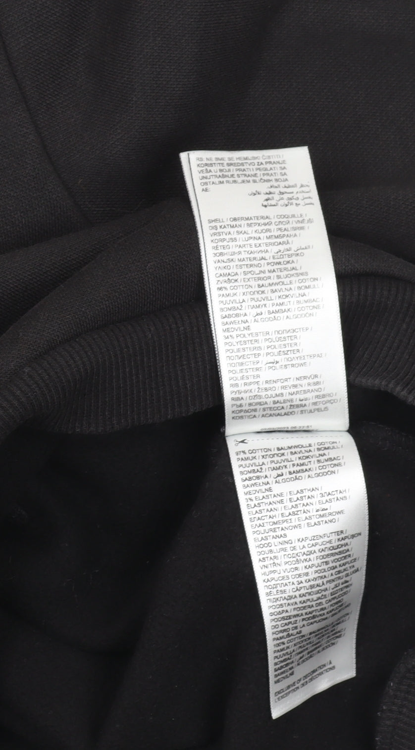 Puma Boys Black Pullover Hoodie 7-8 Years