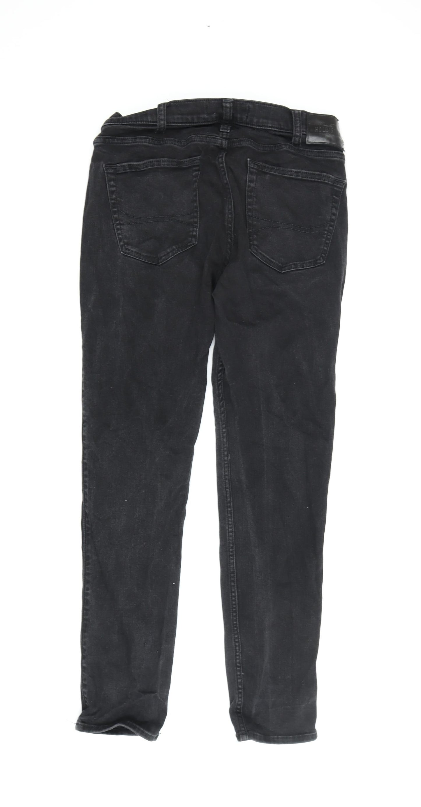 Hollister Men's Black Skinny Jeans Size 32
