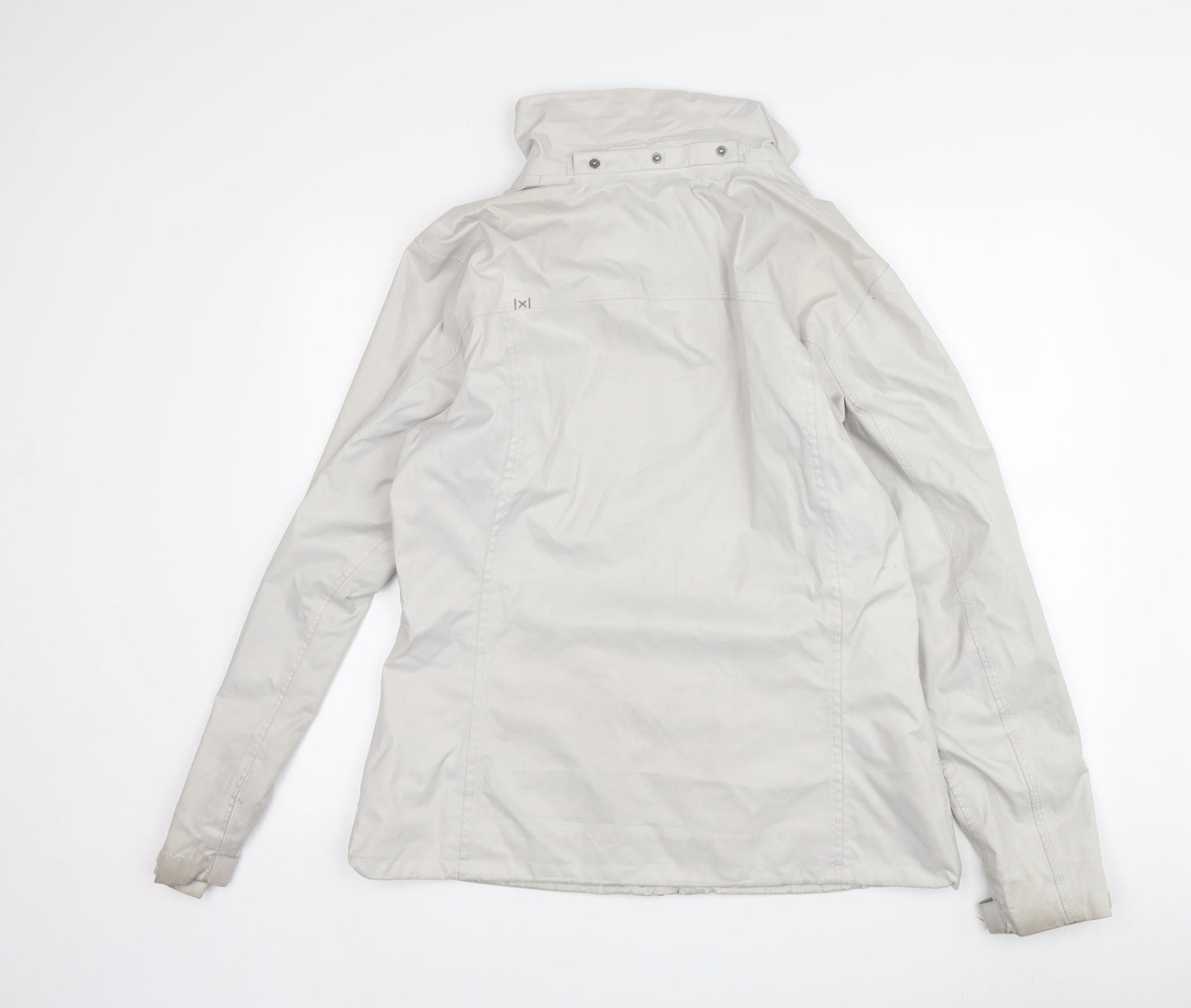 Quechua Women's Grey Waterproof Rain Coat - Size 8