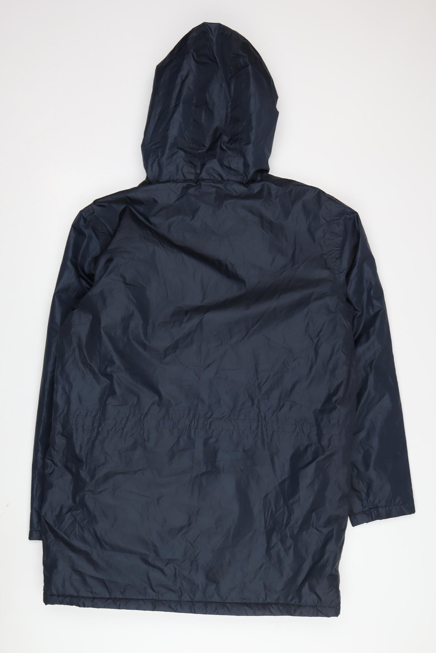 Cotton Traders Women's Blue Hooded Parka Jacket M