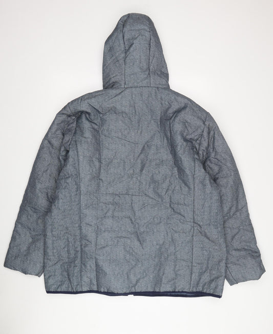 Nathalie Andersen Women's Grey Hooded Jacket Size S