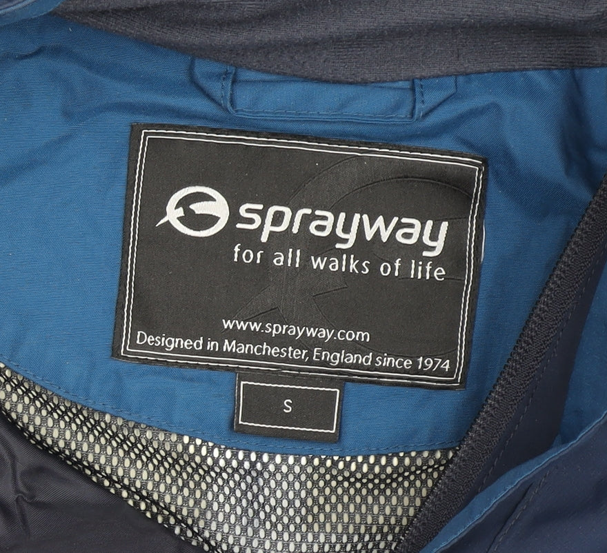Sprayway Men's Blue Parka Jacket S Waterproof