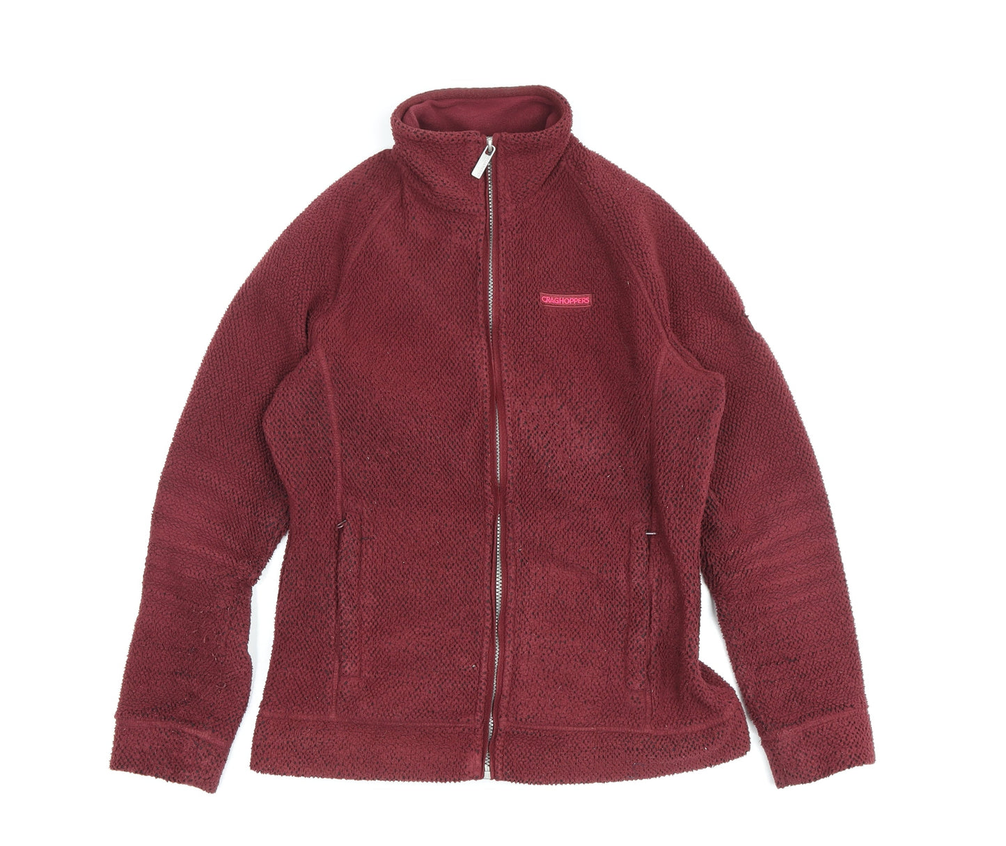 Craghoppers Women's Red Fleece Jacket, Size 10, Autumn/Winter