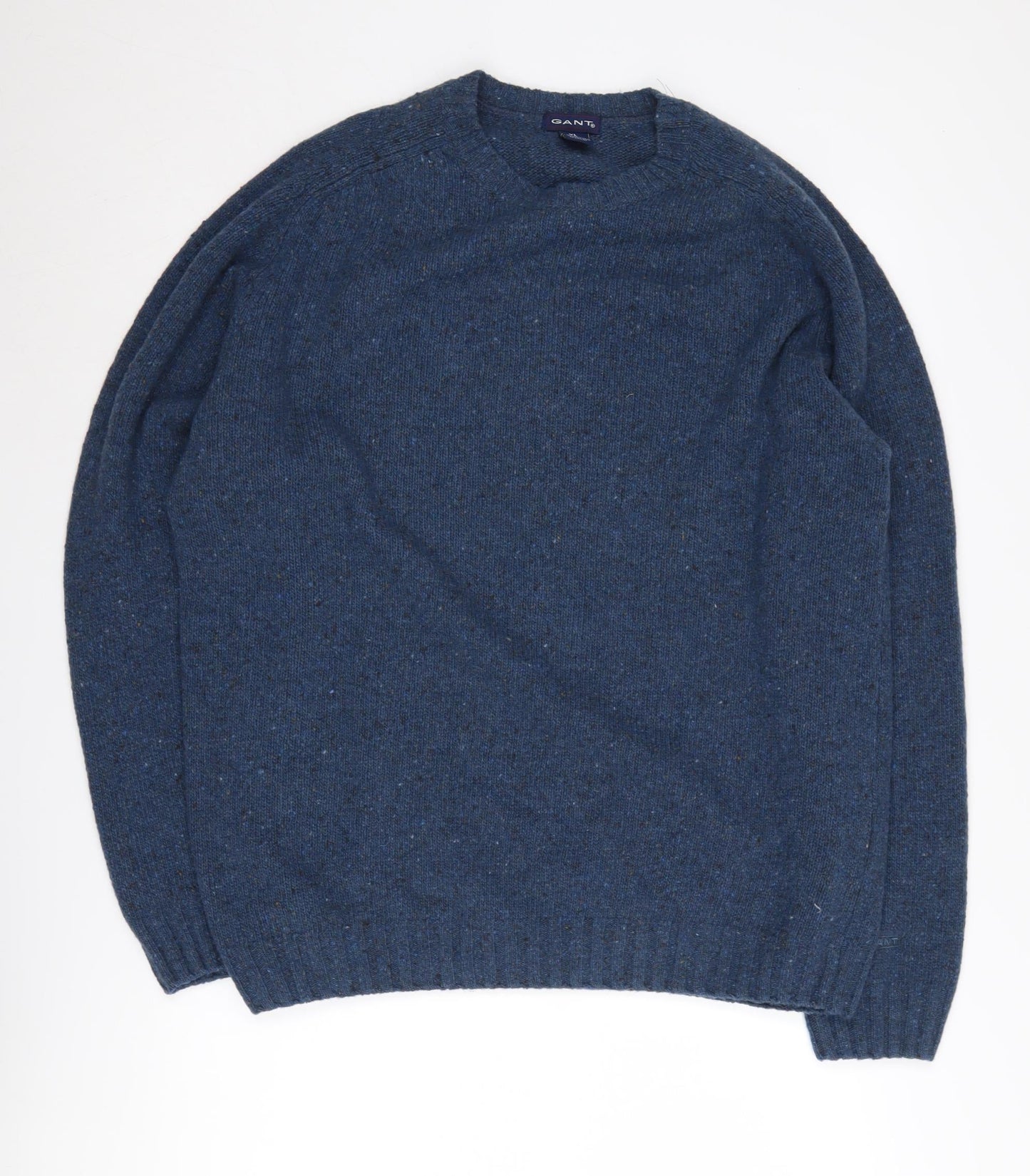 Gant Men's Blue Pullover Jumper XL - Wool Knit