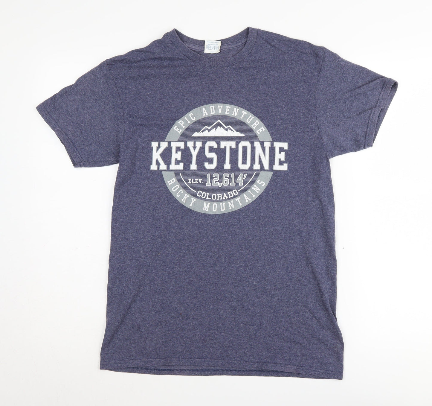 Delta Blue Outdoor Graphic Print T-Shirt - Small