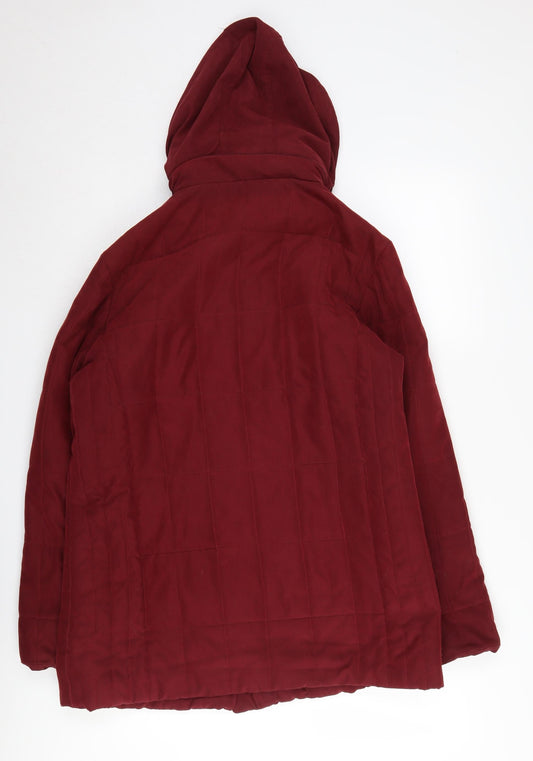 Kensing & Mitch Women's Red Puffer Coat Size 14