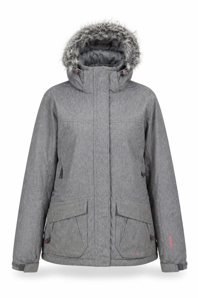 Parallel Women's Grey Ski Jacket Size 8 Waterproof