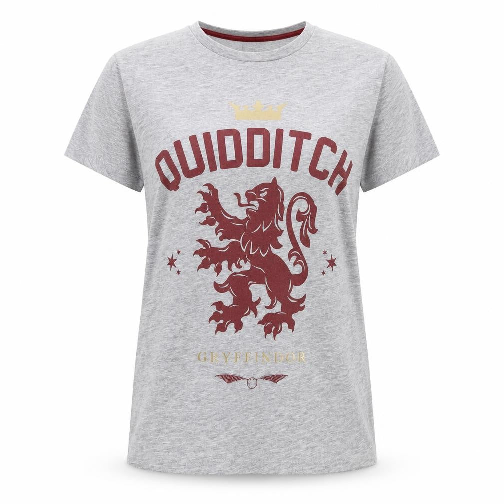 Unisex Adultss UK Size M Harry Potter Grey Polyester Blend T-Shirt