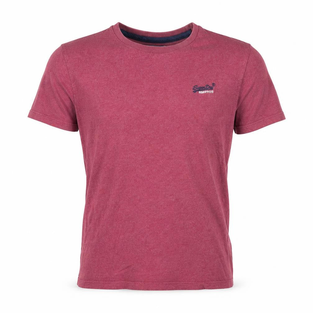 Mens UK Size M Superdry Red  Cotton T-Shirt