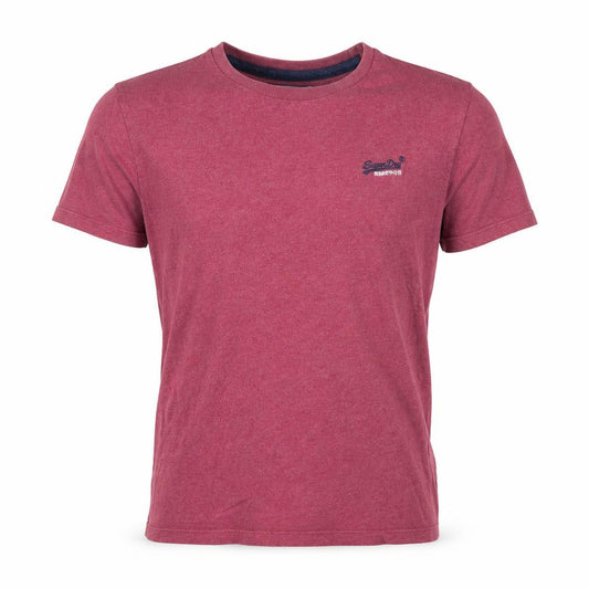 Mens UK Size M Superdry Red  Cotton T-Shirt