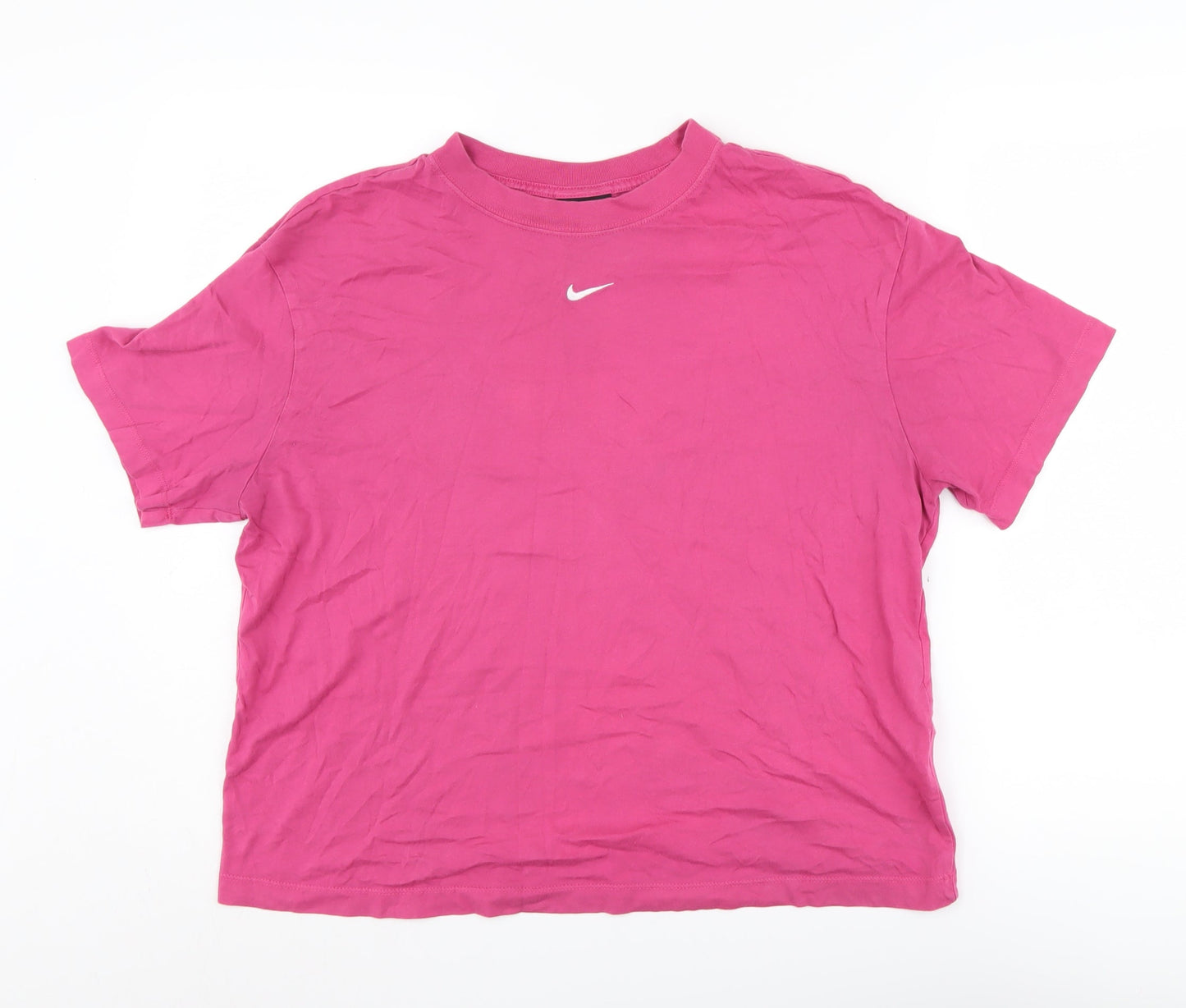 Nike Women's Pink Basic T-Shirt - M