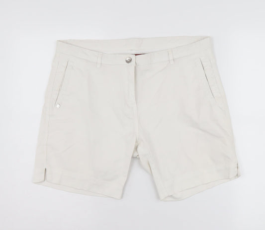 Regatta Women's Ivory Chino Shorts Size 14