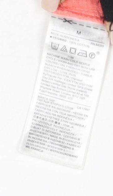 GAP Women's Pink Casual Dress M Short Sleeve