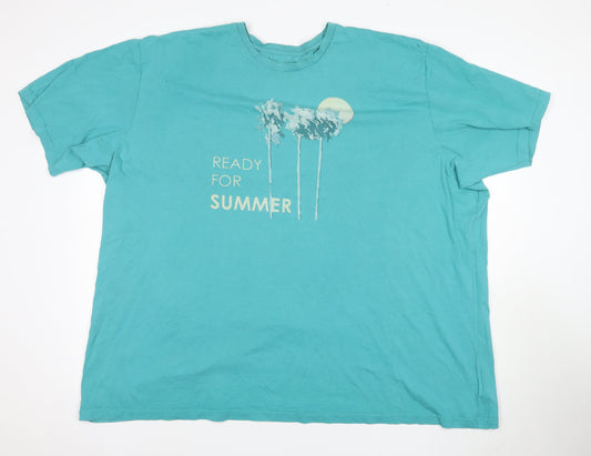 Jacamo Men's XL Blue Summer Graphic T-Shirt