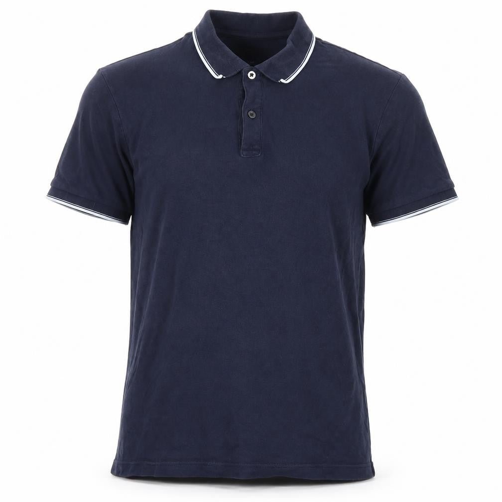 Marks and Spencer Men's Blue Polo Shirt M, Regular Fit