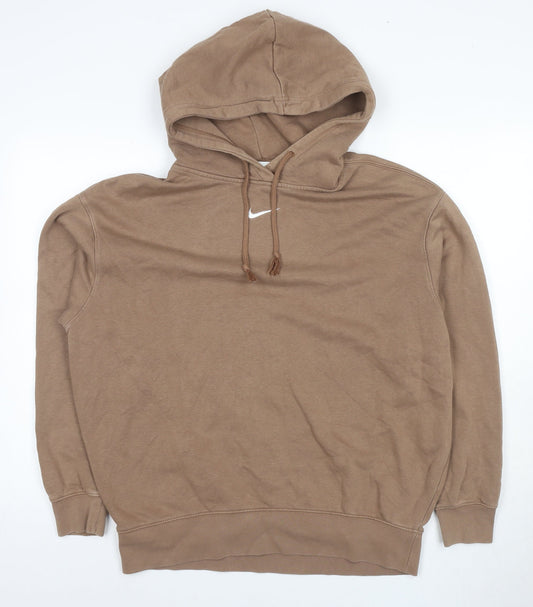 Nike Men's Brown Pullover Hoodie Size S