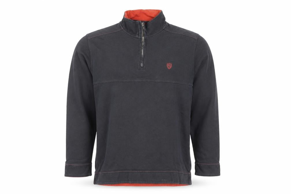 Wolsey Men's Black 1/4 Zip Sweatshirt L