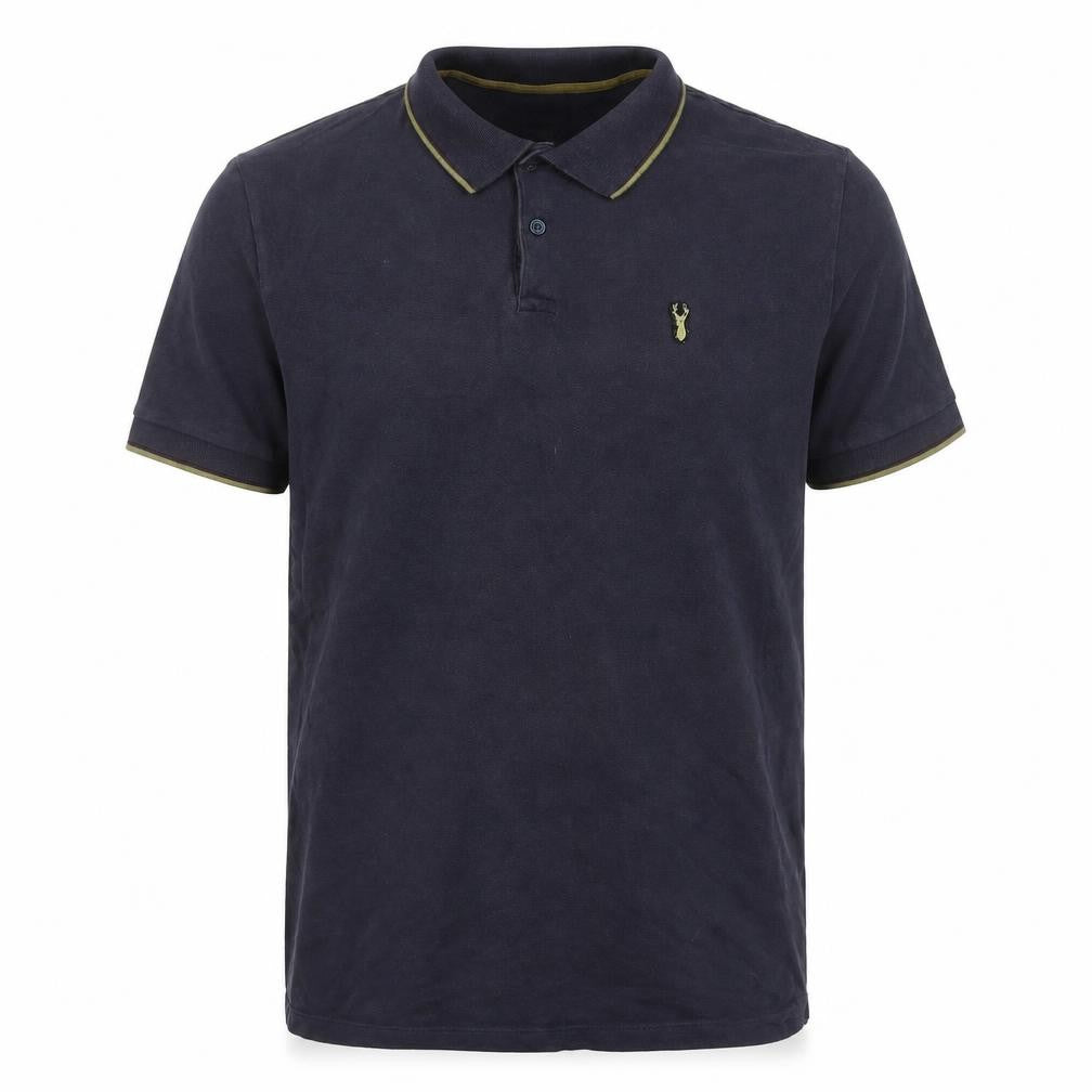 Next Men's Black Polo Shirt M Collared Short Sleeve
