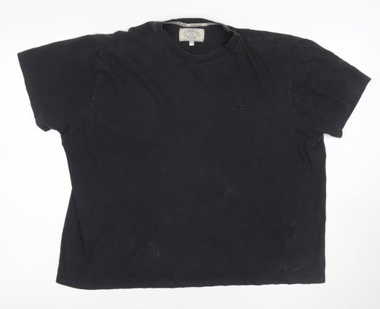 Armani Jeans Men's Black Medium Cotton Crew Neck T-Shirt