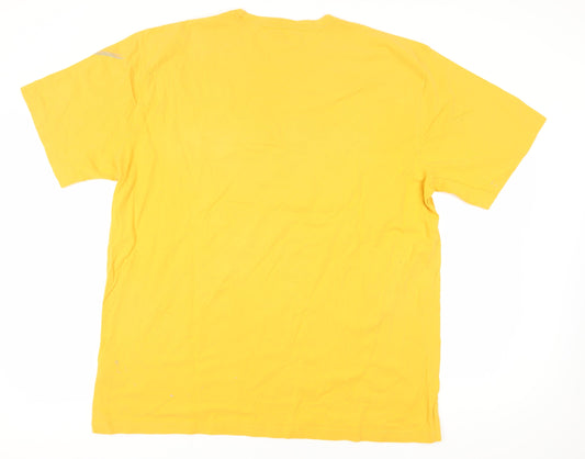 Tommy Hilfiger Men's Yellow 2XL Varsity T-Shirt