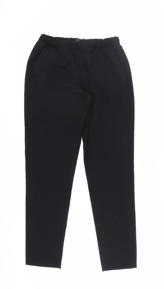 Sisley Women's Black Straight Trousers Size 6