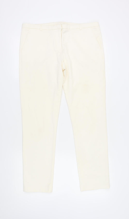 Ossie Clark Women's Beige Trousers Size 18