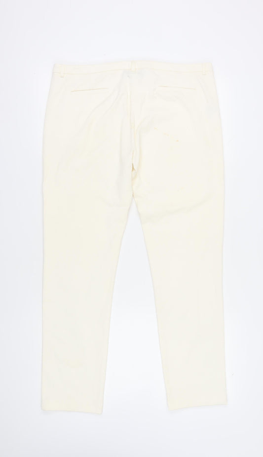 Ossie Clark Women's Beige Trousers Size 18
