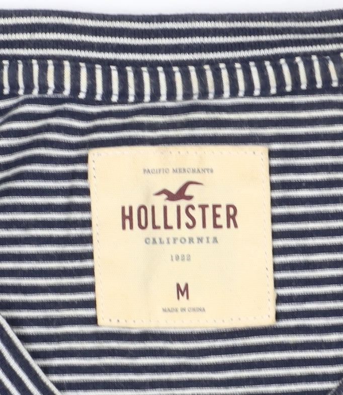 Hollister Women’s Multicoloured Striped T-Shirt M