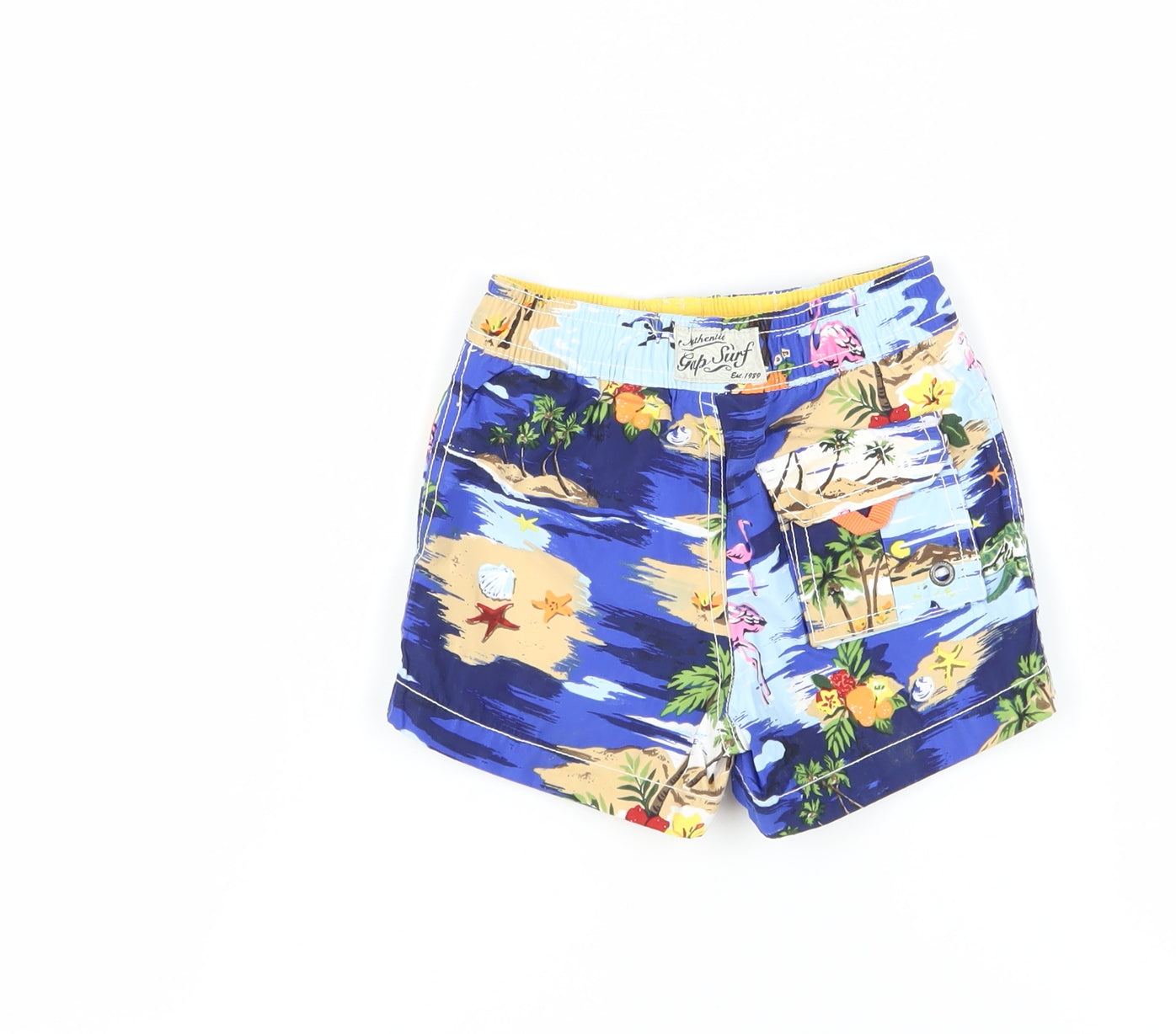 Gap Toddler Multicoloured Beach Themed Shorts 12-18M