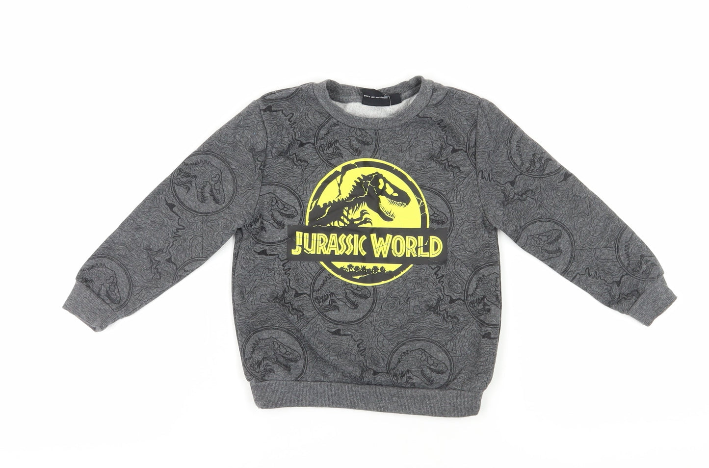 Jurassic World Boys Grey Sweatshirt 4-5 Years Pullover