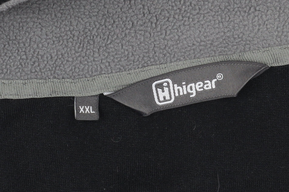 Hi Gear Men's Black 2XL Fleece Pullover Sweatshirt