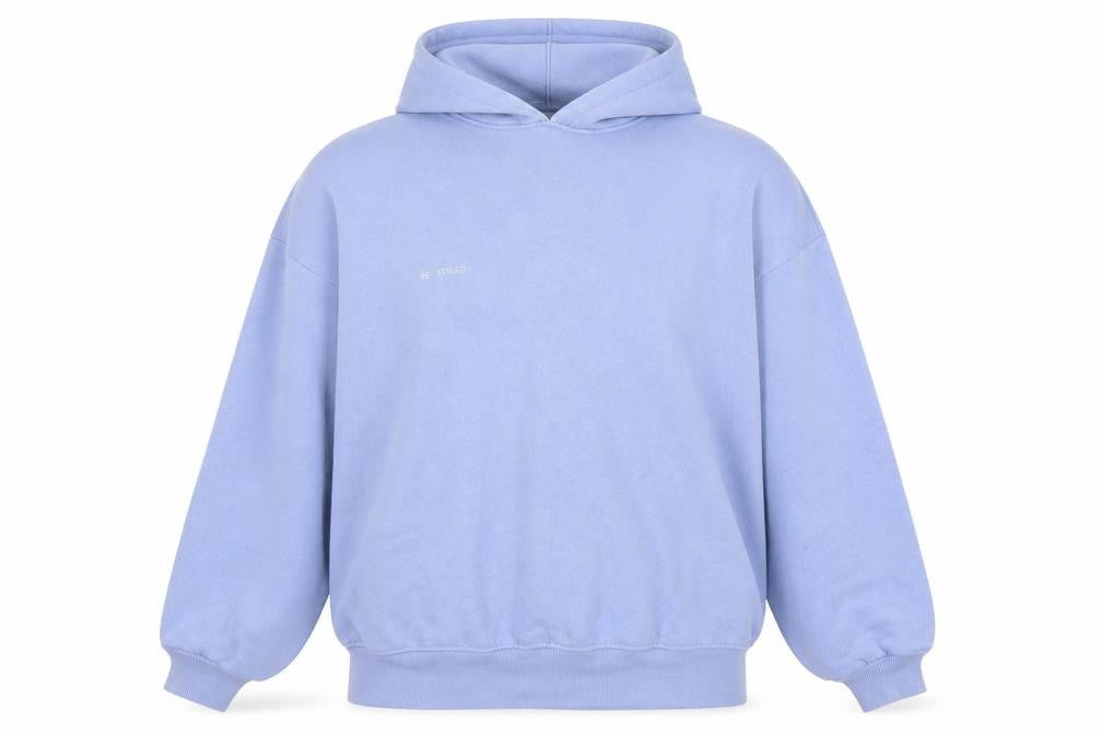 RE_STYLD Mens Blue Pullover Hoodie S