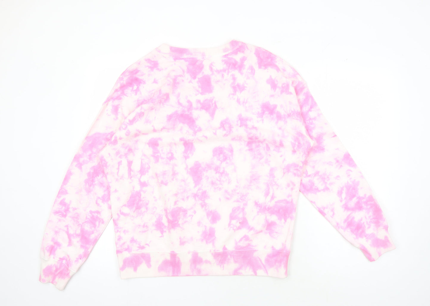 Hush Women's Pink Tie-Dye Sweatshirt, Size S, Lightweight