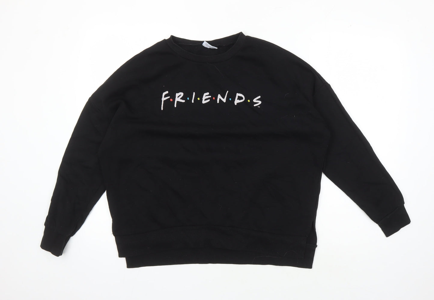 F.R.I.E.N.D.S Black Women's Pullover Sweatshirt S