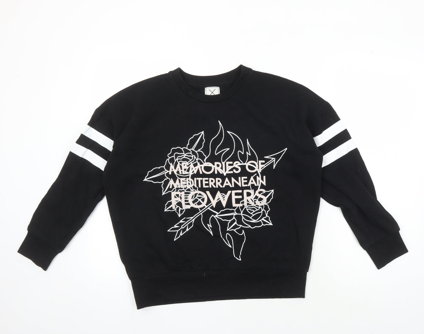 Each x Other Black Graphic Pullover Sweatshirt S