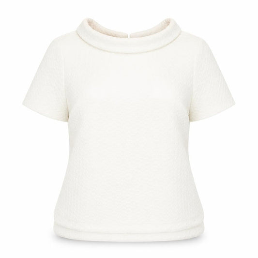 Womens UK Size 16 Boden Ivory Polyester Blend Blouse