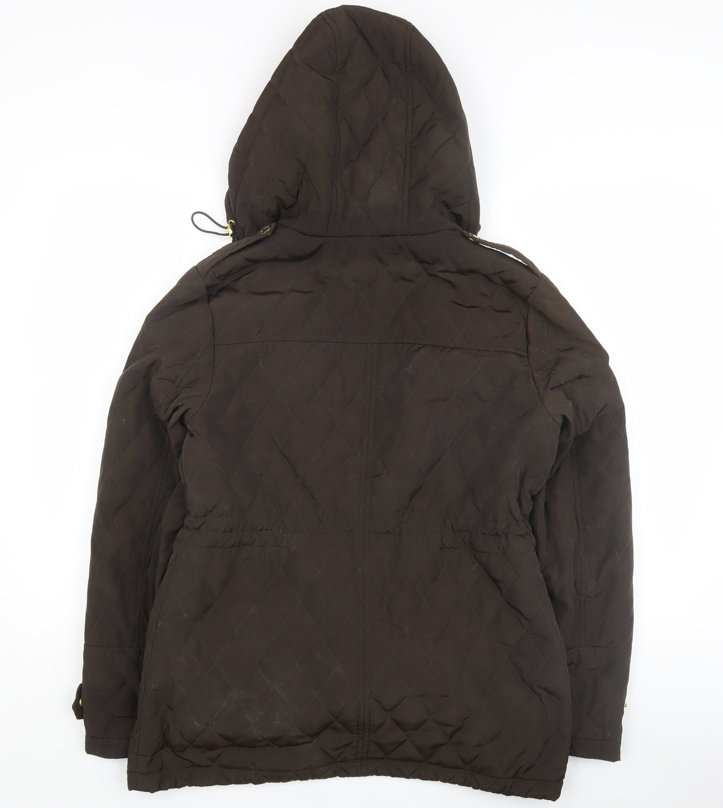 Michael Kors Women's Brown Quilted Jacket M Casual