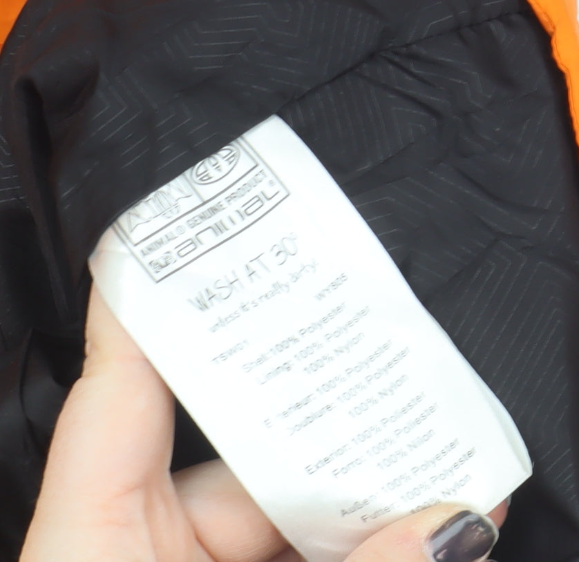 Animal Men's XL Orange Hooded Parka Jacket