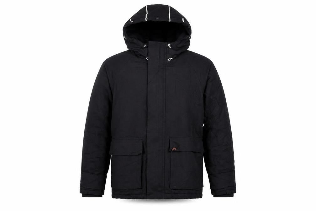 Lee Cooper Men's Black Hooded Parka Jacket Size S