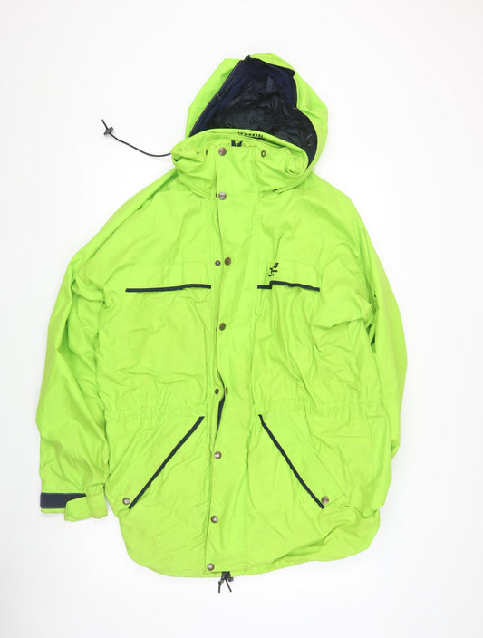 TOG 24 Men's Green Lightweight Waterproof Parka Jacket S