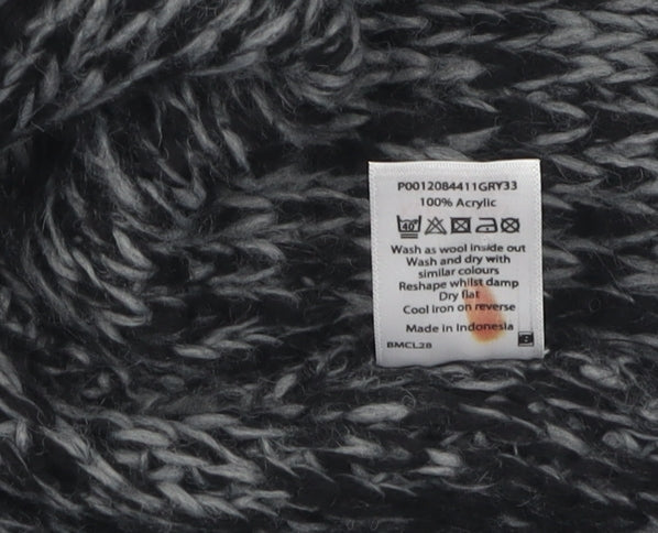 Bm Casual Women's Grey Cardigan XL Mock Neck